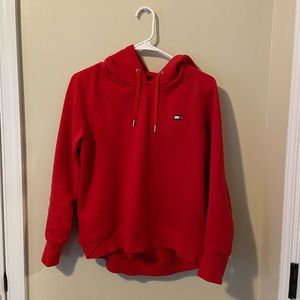 Tommy Hilfiger Women’s Red Logo Hoodie